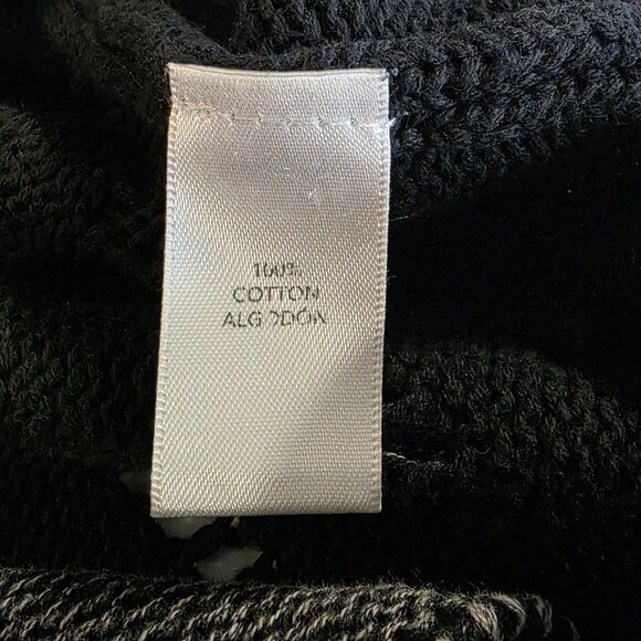 Buckle BKE Washed Chevron Sweater Oversized Gray Large Cozy Cabincore Layers - Picture 6 of 8